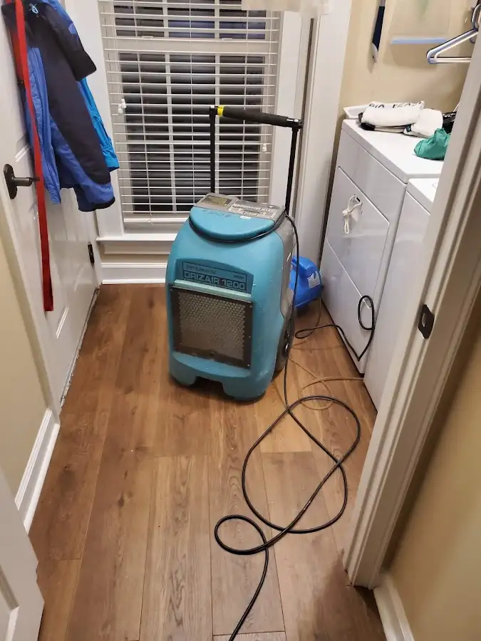 Commercial dehumidifier deployed for Flood Damage Cleanup in Fountain